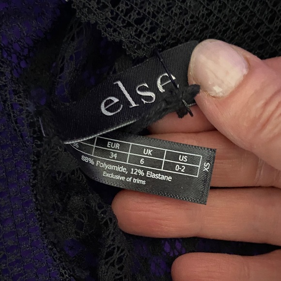 Else Black Lace Bra and Panty Set - Picture 7 of 7